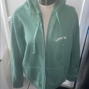 PINK Victoria's Secret Green Hoodie